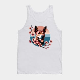 Thai Ridgeback Revels in Spring Cherry Blossoms Tank Top